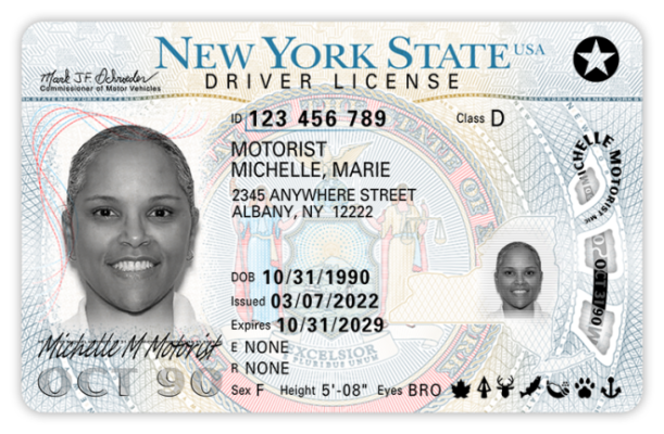 Drivers License With Anchor